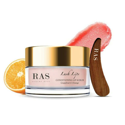 Ras Luxury Oils Lush Lips Conditioning & Brightening Lip Scrub - 8 gm