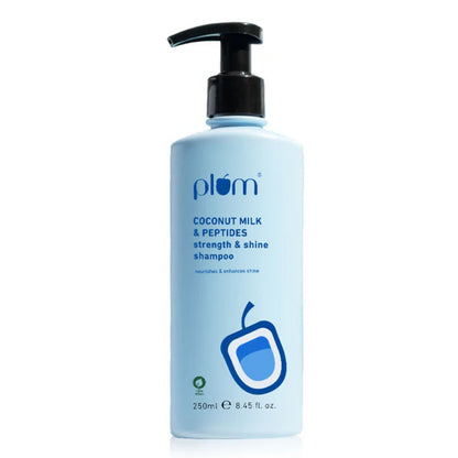 Plum Coconut Milk & Peptides Shampoo For Soft, Shiny Hair - 250 ml