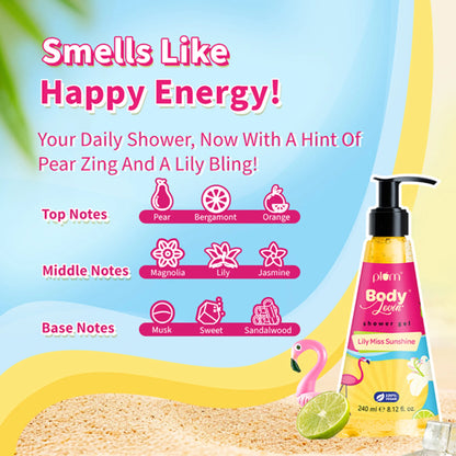 Plum BodyLovin Lily Miss Sunshine Shower Gel - 240 gm