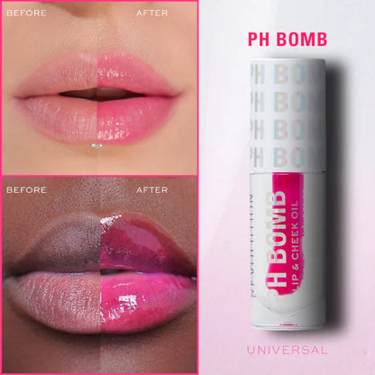 Makeup Revolution Ph Bomb Lip & Cheek Oil Universal - 4.5 ml