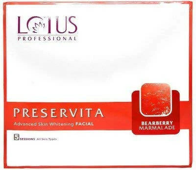 Lotus Professional Preservita Advanced Skin Whitening Facial Kit - Bearberry Marmalade