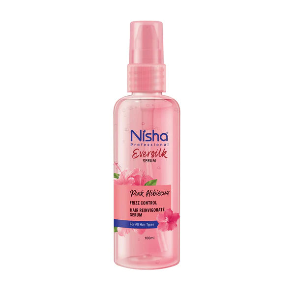 Nisha Hair Serum Eversilk Pink Hibiscus Serum - 55 ml