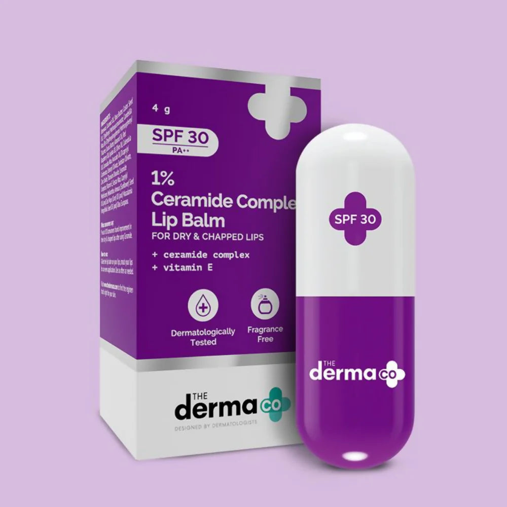 The Derma Co 1% Ceramide Complex Lip Balm With Ceramides & Vitamin E