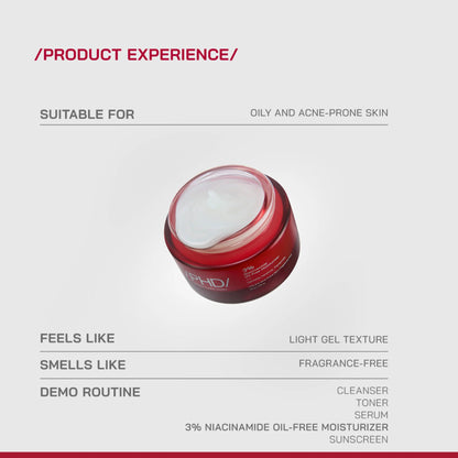 Proven Honest Derma (PHD) 3% Niacinamide Oil-Free Moisturizer - 50 gm