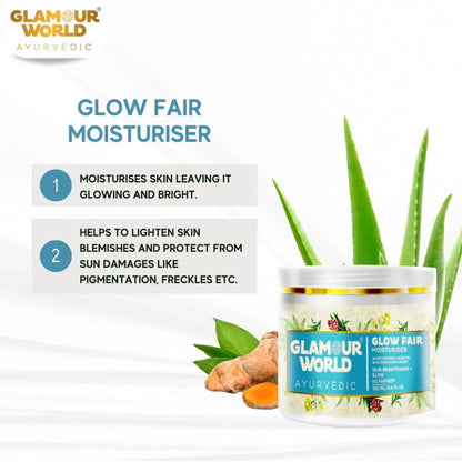 GLAMOUR WORLD AYURVEDIC Glow Fair Moisturiser - 100 ml