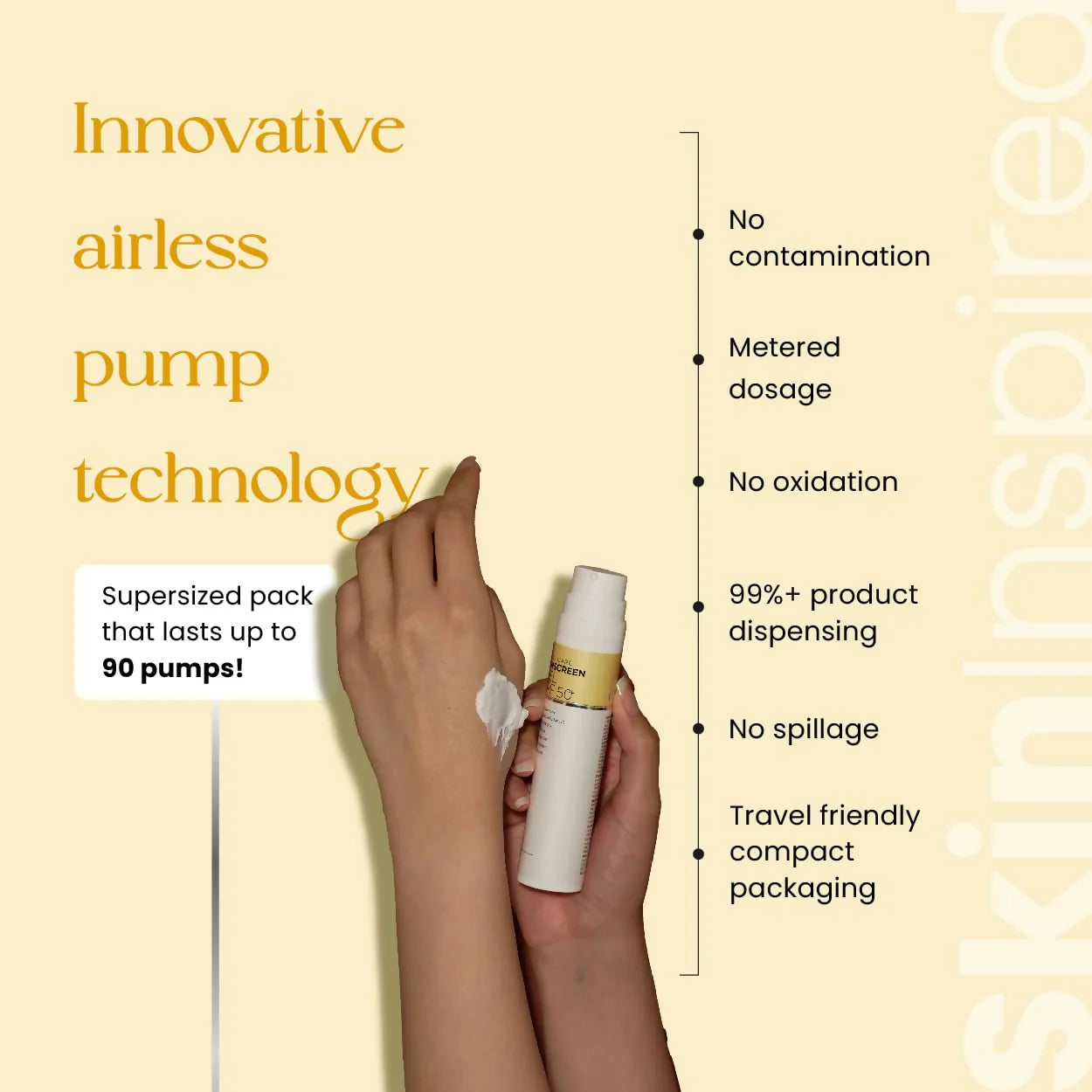 SkinInspired Total Care Gel Sunscreen Spf 50+ - 50 ml