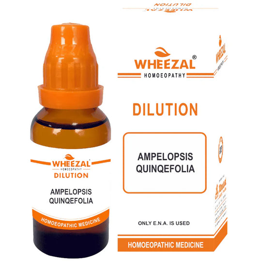 Wheezal Homeopathy Ampelopsis Quinquefolia Dilution