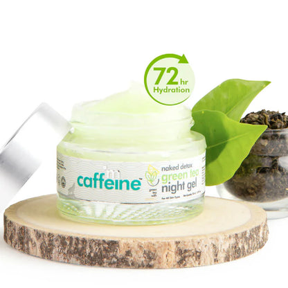 mCaffeine Naked Detox Green Tea with Vitamin C Night Gel - 50 ml