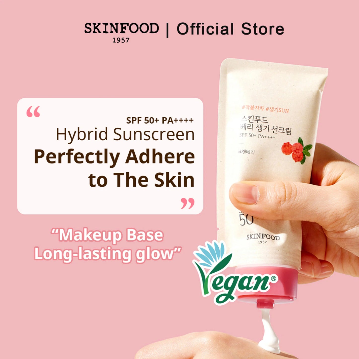 Skinfood Berry Glowing Sun Cream SPF 50+ PA++++ - 50 ml