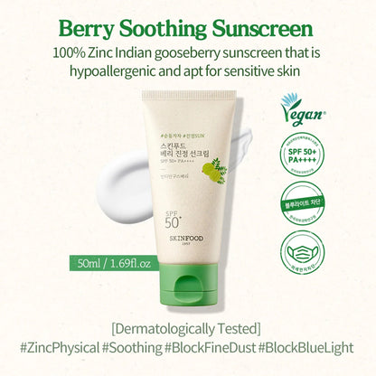 Skinfood Berry Soothing Sun Cream SPF 50+ PA++++ - 50 ml