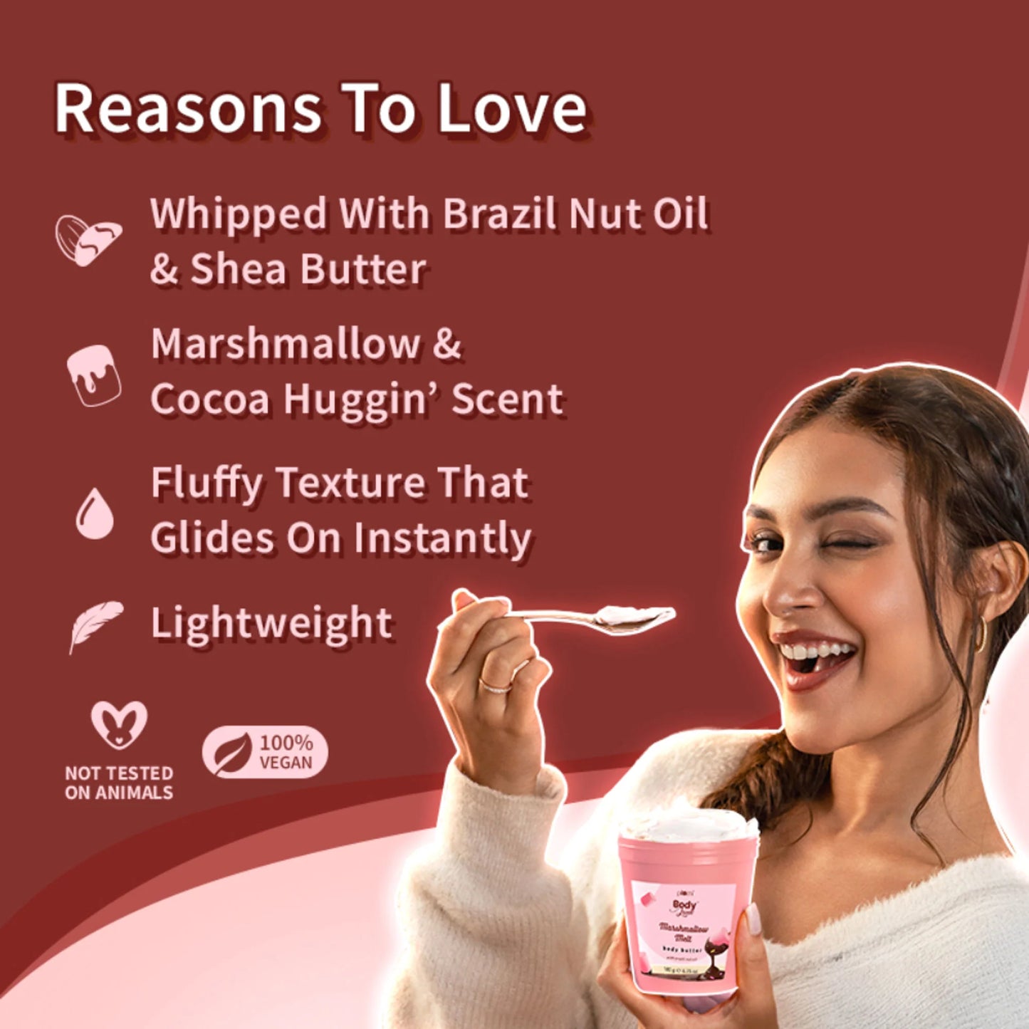 Plum BodyLovin Marshmallow Melt Body Butter - 180 gm