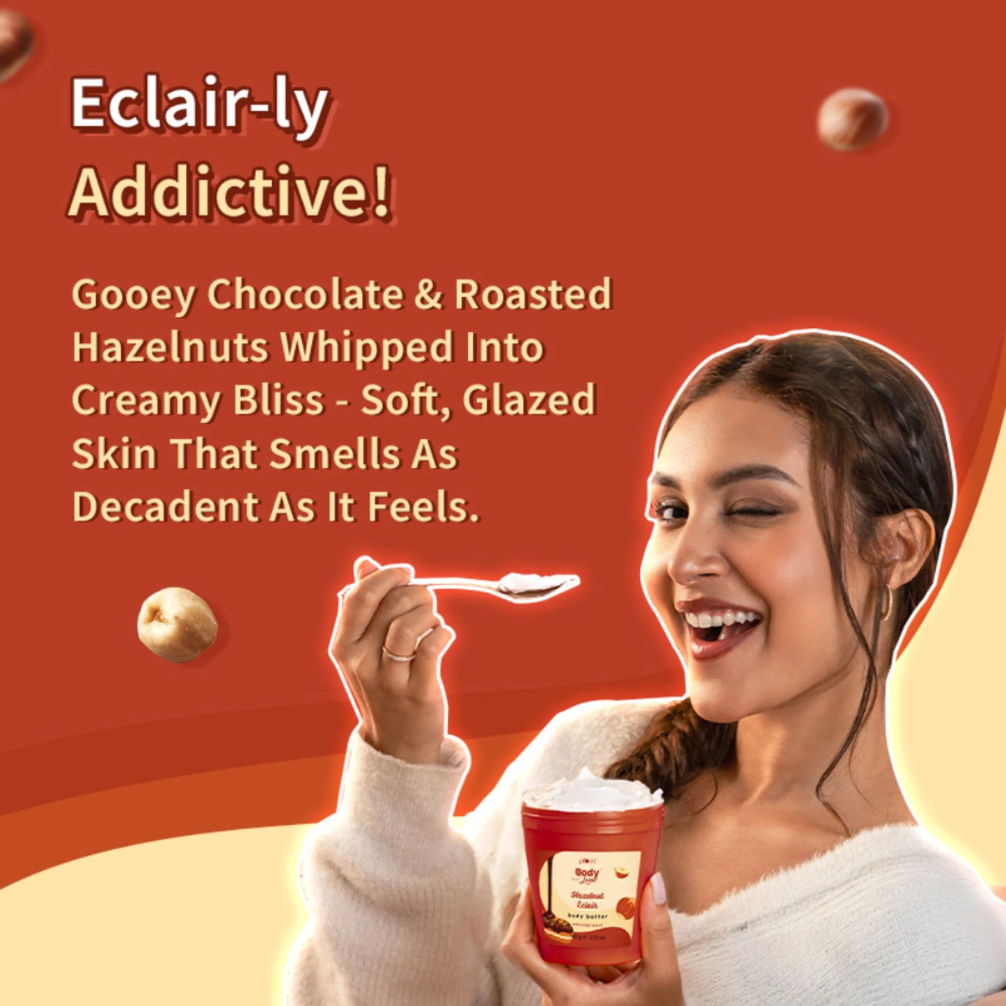 Plum BodyLovin Hazelnut Eclair Body Butter - 180 gm