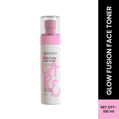 Swiss Beauty Care Glow Fusion Face Toner - 3% Niacinamide & Cucumber Extract - 100 ml