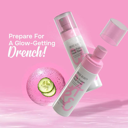 Swiss Beauty Care Glow Fusion Face Toner - 3% Niacinamide & Cucumber Extract - 100 ml