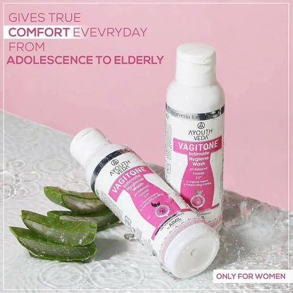 Ayouthveda Vagitone Intimate Hygiene Wash - 100 ml