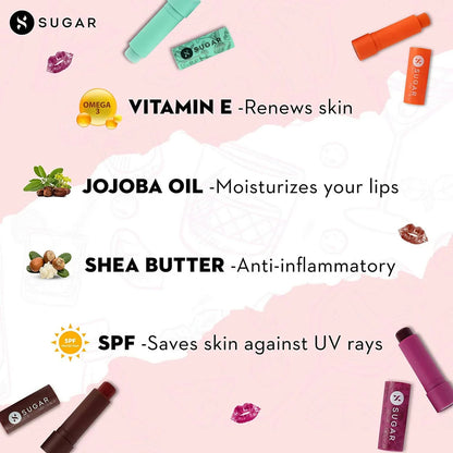 Sugar Cosmetics Tipsy Lip Balm - 02 Cosmopolitan - 4.5 gm