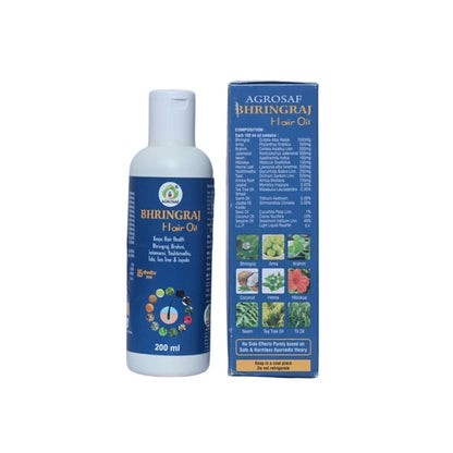 Agrosaf Bhringraj Hair Oil - 200 ml