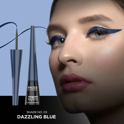 Faces Canada Magneteyes Color Eyeliner - Dazzling Blue - 4 ml