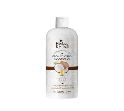 Herbs & Hills Organic Virgin Coconut Oil - 300 ml