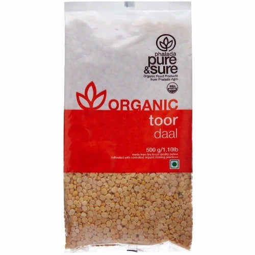 Pure & Sure Organic Toor Dal - 500 gm