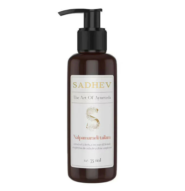 Sadhev Ayurvedic Brightening Nalpamaradi Tailam - 75 ml
