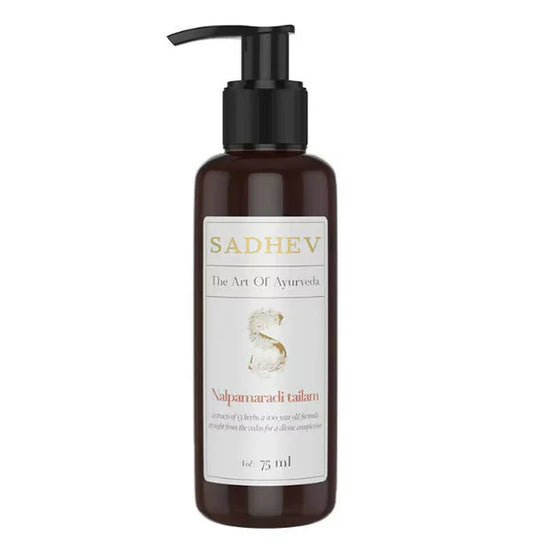 Sadhev Ayurvedic Brightening Nalpamaradi Tailam - 75 ml