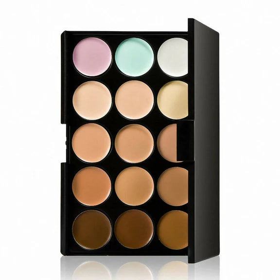 Favon Fab Secret Professional 15 Color Contour/Concealer Palette - 15 gm
