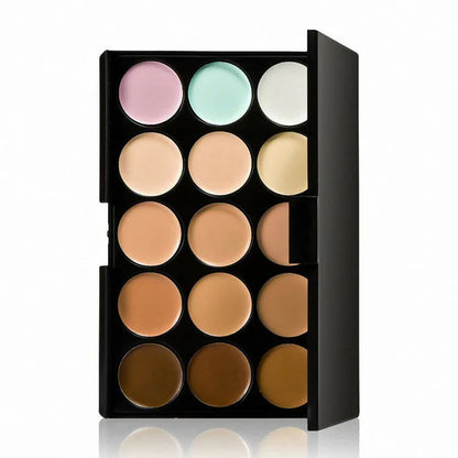 Favon Fab Secret Professional 15 Color Contour/Concealer Palette - 15 gm
