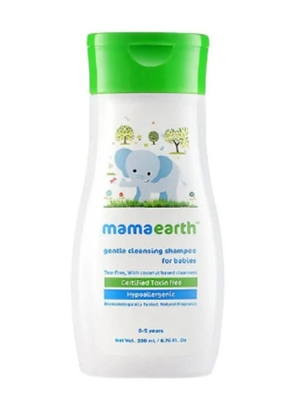 Mamaearth Gentle Cleansing Baby Shampoo For Natural Cleansers & Tear-Free Formula
