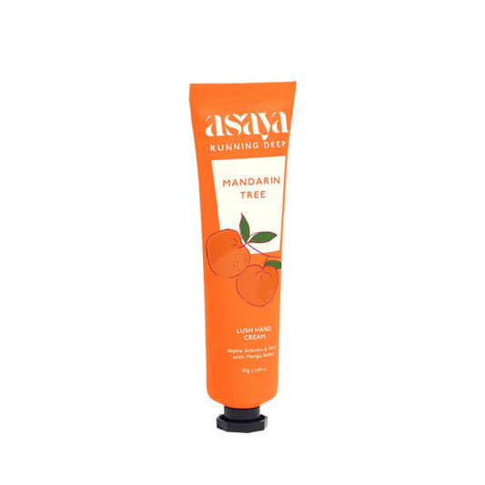 Asaya Mandarin Hand Cream Softens Dry, Rough Hands For Men & Women - 30 gm