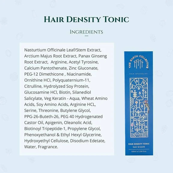 The Earth Collective Hair Density Tonic - Hair Growth - 100 ml