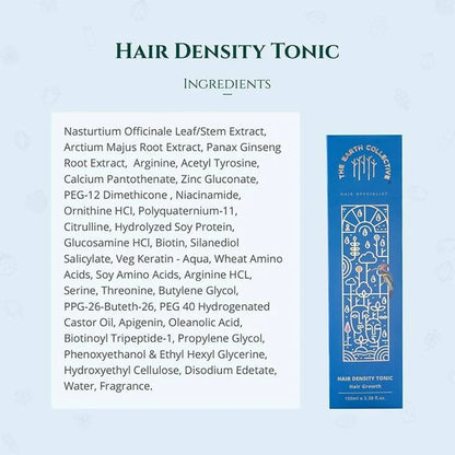 The Earth Collective Hair Density Tonic - Hair Growth - 100 ml