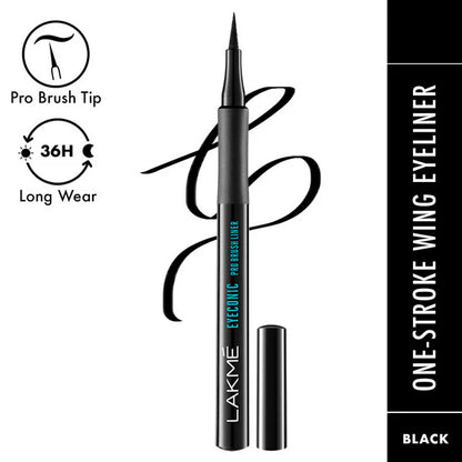 Lakme Eyeconic Pro Brush Liner Black - 1.2 gm