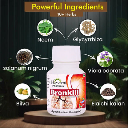 Hashmi Pharmacy Bronkill Capsules - 20 caps