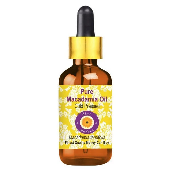 Deve Herbes Pure Macadamia Cold Pressed Oil - 15 ml