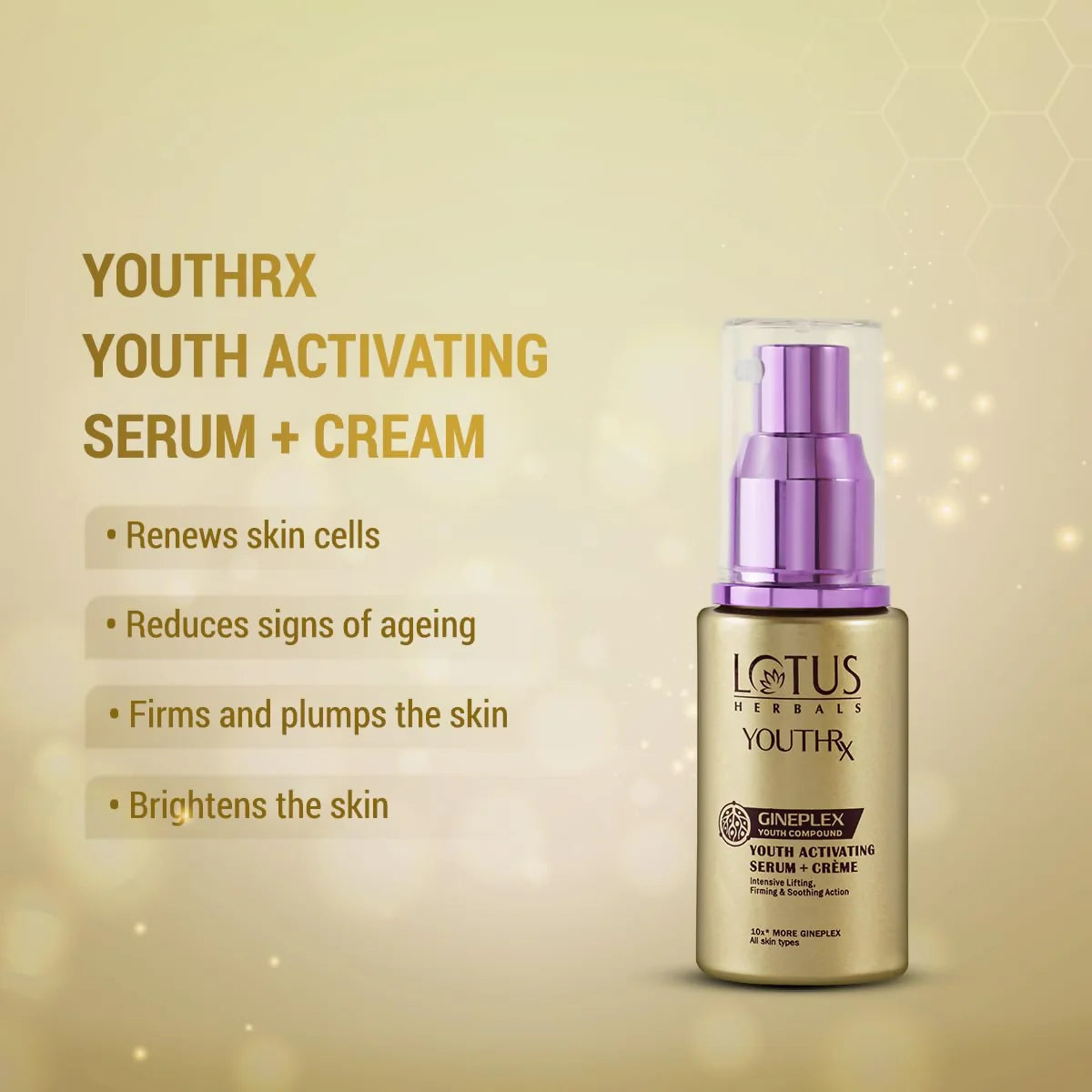 Lotus Herbals YouthRx Youth Activating Serum + Creme