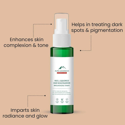 Alps Goodness Rice, Liquorice & Niacinamide Brightening Toner - 110 ml