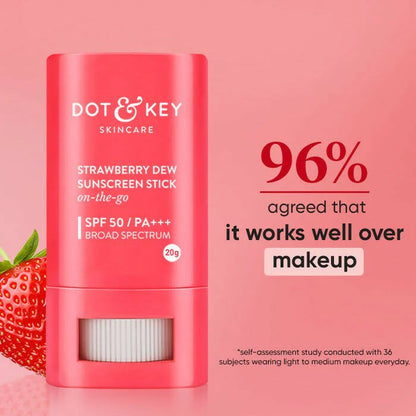 Dot & Key Strawberry Dew SPF 50 Sunscreen Stick - 20 gm