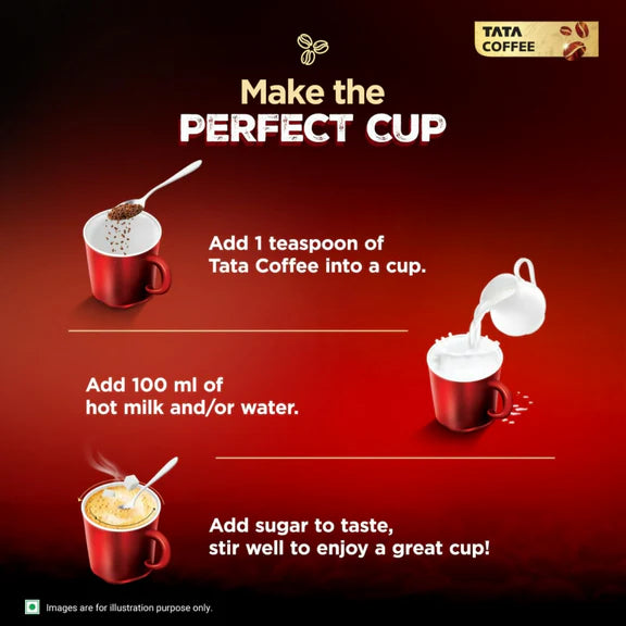 Tata Coffee Grand Premium Instant Coffee Powder - 100 gm