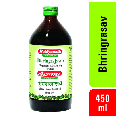 Baidyanath Nagpur Bhringrajasava - 450 ml - Pack of 1