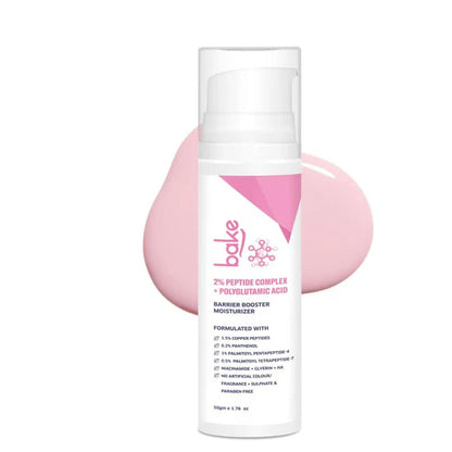 Bake Super Glow+ Glazed Peptide Barrier Repair Moisturizer - 50 gm
