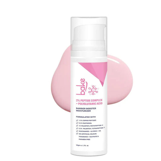Bake Super Glow+ Glazed Peptide Barrier Repair Moisturizer - 50 gm