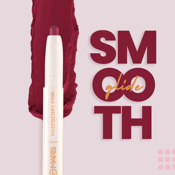 MARS Cosmetics Retractable Poppins Lipstick - Raspberry Pink - 1.3 gm