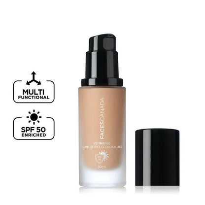 Faces Canada Ultime Pro Sun Defense CC Cream Luxe SPF 50-Ivory 01 - 30 ml