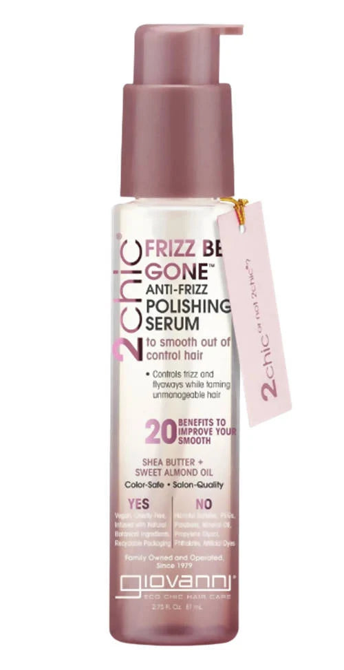 Giovanni Organic 2Chic Frizz Be Gone Anti-Frizz Polishing Hair Serum - 81 ml