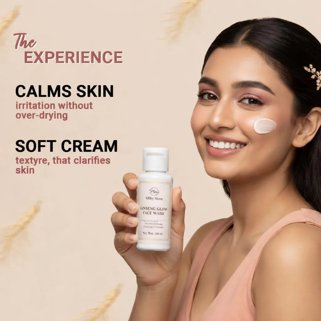 Milky Moon Ginseng Glow Face Wash - 100 ml