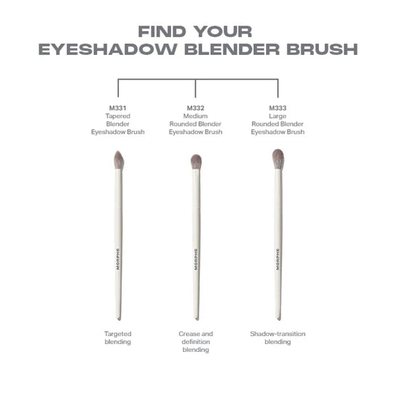 MORPHE M332 Medium Rounded Blender Eyeshadow Brush - 1 pc