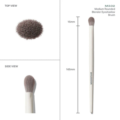 MORPHE M332 Medium Rounded Blender Eyeshadow Brush - 1 pc