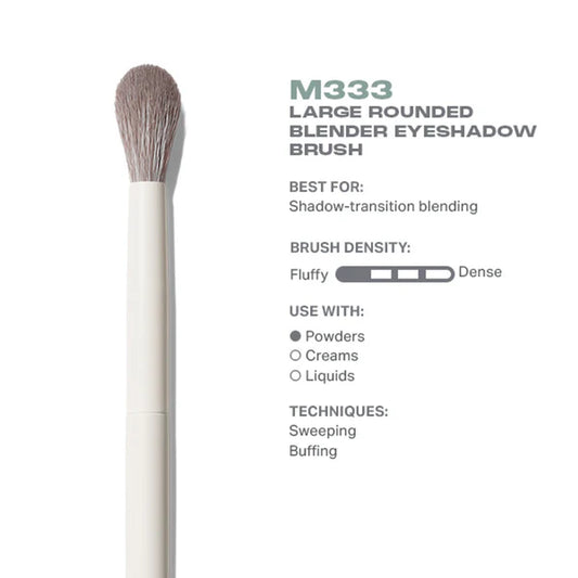 MORPHE M333 Large Rounded Blender Eyeshadow Brush - 1 pc