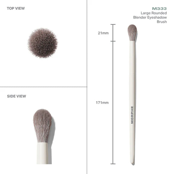 MORPHE M333 Large Rounded Blender Eyeshadow Brush - 1 pc